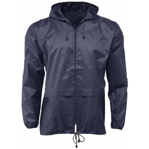 Plain Blank High Quality Windproof Zipper Waterproof Breathable Reversible Hooded Unisex Custom <b>Rain</b> <b>Jacket</b> Camping Warm - Product Image 2