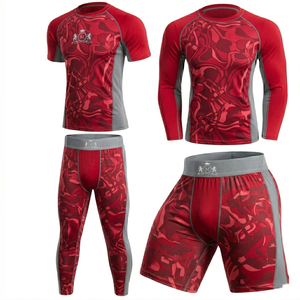 Men's Short Sleeve Rash Guard Black Quick Dry Sport Top Compression Shirt - Product Image 6