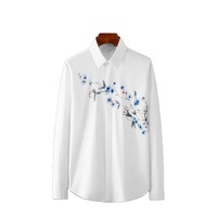 Chemise à manches longues en toile unie pour homme, nouveau design, logo personnalisé, respirante, coupe classique, décontractée