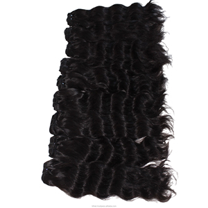 High Quality human hair bundles ocean wave-100% unprocessed virgin hair, soft texture, natural shine, perfect for salon use - Product Image 2