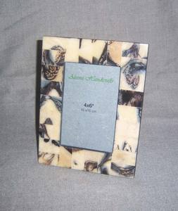 Marco de Fotos Clásico de Calidad de Exportación con Incrustaciones de Hueso y Resina, Latón y Madera, Decoración para el Hogar, Sala de Estar, Artículos de Regalo - Product Image 1