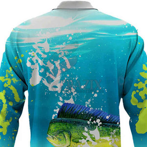 Camisa de Pesca con Protección UV, Transpirable, de Secado Rápido, Ligera, Ropa de Pesca para Exteriores, Manga Larga, Tejido de Alto Rendimiento - Product Image 5