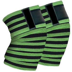 High Quality Portable Breathable Non-Slip Knee Wraps & Bands for Gym Workout Bodybuilding Dead Lifting Muscle Growth - Product Image 5