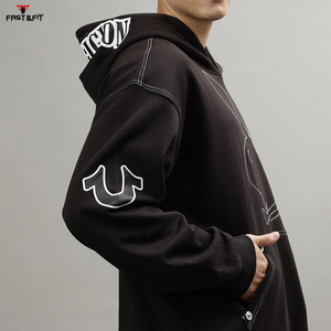 เสื้อฮู้ดดี้ผู้ชายยอดนิยม ดีไซน์สวย คุณภาพสูง ผ้าฝ้าย ระบายอากาศ แห้งเร็ว พิมพ์ลายปัก สำหรับฤดูหนาว - Product Image 6