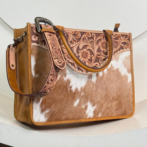 กระเป๋าสะพายพาดลำตัวหนังสำหรับผู้หญิงกระเป๋าถือหนังวัวสุดหรูสำหรับผู้หญิงกระเป๋าโท้ทประจำวัน - Product Image 4