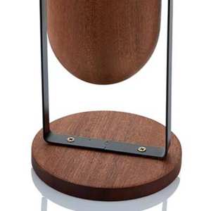 Modern Wooden Incense Burner with Metal Stand Bakhoor Burner <b>Aroma</b> <b>Diffuser</b> for Home Office Meditation Decor - Product Image 5