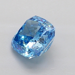 Pierre de diamant bleu fantaisie vif de qualité supérieure, forme coussin, 1,80-1,90 carats, grade VS1, pierre non montée pour la création de bijoux de luxe - Product Image 2