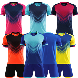 Men’s Custom Logo Soccer Uniform Set – Quick-Dry Breathable Spandex & Polyester Sports Jersey and Shorts - Product Image 2
