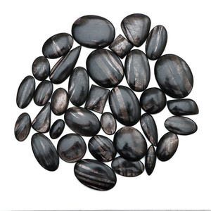 Perles d'agate naturelles blanches avec veines grises, polies, à trou large, 4-12 mm, certifiées par un tiers pour la fabrication de bijoux, Aamna Gems - Product Image 4