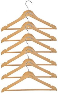 Perchas de Madera Premium Económicas y Duraderas para Camisas, Abrigos, Chaquetas y Armarios de M/S SHAAD HANDICRAFTS - Product Image 3