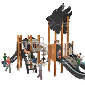 HP-OPA 030 Parcours de jeux extérieurs stimulants Équipements de divertissement extérieurs excitants pour enfants - Product Image 1