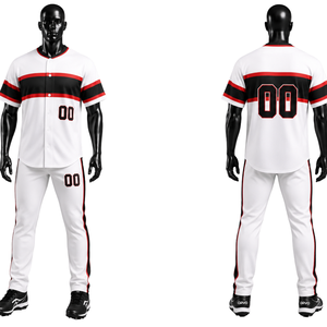 Ensemble d'uniformes de baseball personnalisés : Maillot et pantalon d'équipe, vêtements de sport par sublimation, logo personnalisé, tenues athlétiques, fabrication OEM, vente en gros en vrac - Product Image 3