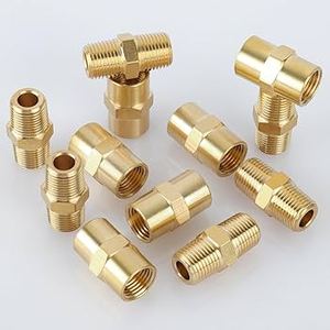 Raccord pneumatique à déconnexion rapide en laiton moulé sous pression, basse pression, personnalisé, 8mm 10mm 12mm BSP 1/4'' 3/8'' 1/2'' - Product Image 3