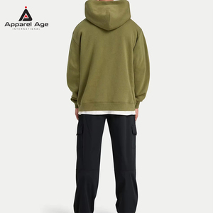 เสื้อฮู้ดดี้ผู้ชายคุณภาพดีไซน์ใหม่ทรงโอเวอร์ไซส์ ผ้าฝ้ายแท้ 100% สำหรับฤดูหนาว ทรงปกติ แขนยาว - Product Image 4