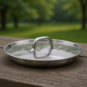 Coperchio Chef-Luxe Tapa in acciaio inossidabile da 10 pollici per pentole e padelle, accessorio da cucina - Product Image 4
