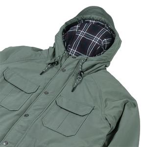 Chaqueta Parka de Poliéster de Alta Calidad Hecha a Medida para Hombre, Ropa de Invierno, Cómoda y Elegante, con Capucha y Múltiples Bolsillos - Product Image 3