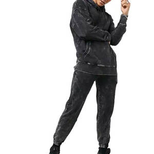 Conjuntos Deportivos de Alta Calidad al por Mayor, 2 Piezas, Sudadera de Felpa Personalizada con Pantalones Deportivos para Correr - Product Image 2