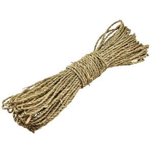 Corde torsadée simple/double en jonc de mer naturel du Vietnam, écologique, sur mesure (diamètre 3-8 mm) pour projets d'artisanat - Product Image 1