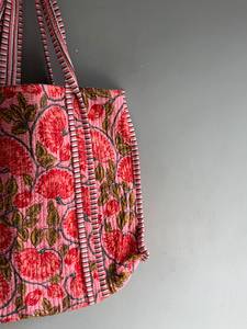 Sac fourre-tout en coton bohème à motif de fruits, poignée souple, ouverture supérieure, unisexe, capacité 20-35L, usage quotidien, CADEAU POUR ELLE - Product Image 5