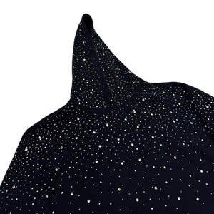 Sudadera con Capucha Negra para Hombre, Estampado de Puntos, Estilo Casual, Tejido de Poliéster, Ropa Urbana de Otoño - Product Image 6