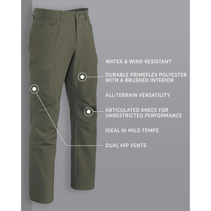 Men's Olive Green Hunting Pants Solid Color Breathable Oxford Fabric Autumn Outdoor Wear - Product Image 2