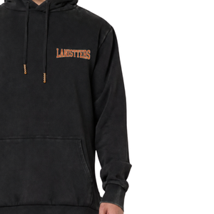 Sweat à capuche personnalisé pour homme, coupe classique, avec cordon de serrage, poche kangourou, impression de texte avant et arrière, streetwear, 100% coton molletonné - Product Image 5