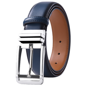 New Fashion Men's Genuine Leather Belts Designer Belt for Man Pin Buckle with Leather Strap Business <b>Dress</b> Male Belts - Product Image 2