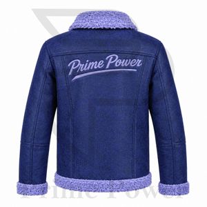 Veste d'extérieur décontractée et chaude pour homme, style peau de mouton, en similicuir doublée sherpa, collection hiver 2026, vente en gros usine - Product Image 2