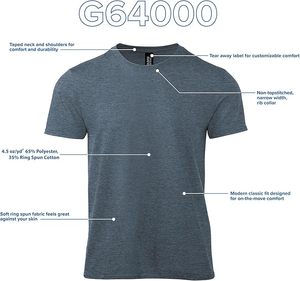 Camiseta Personalizada para Hombre, Estilo Urbano, Corte Regular, Cuello Redondo, Manga Corta, 100% Algodón Tejido de Peso Medio, Impresión por Serigrafía - Product Image 3