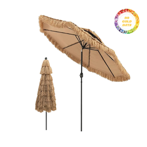Tropical Style <b>Foldable</b> Thatch Grass <b>Umbrella</b> Cover Decor - Product Image 6