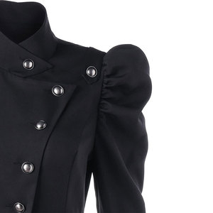 <b>Gothic</b> Vintage Womens Steampunk Victorian Swallow Tail Long Trench Coat <b>Jacket</b> Wholesale OEM ODM - Product Image 3