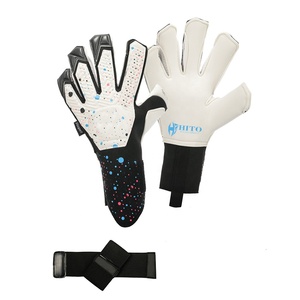 Guantes de Portero de Alto Rendimiento OEM, Palma Delantera Húmeda y Seca, Dorso de Látex, Impresión por Sublimación y Corte Híbrido con Inyección de Silicona - Product Image 5