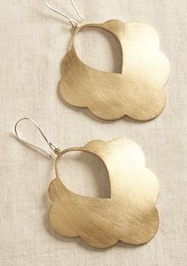 Geometric Danglers Brass <b>Drops</b> Earring Vintage Hoop For Wedding Festive Party Trendy Women Ethnic Fashion Jewelry Statement - Product Image 3