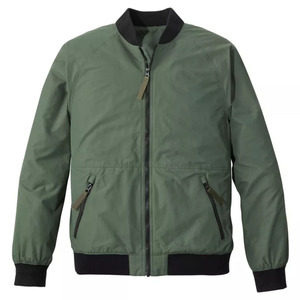Blouson bomber vert pour homme, couleur unie, col rabattu, fermeture éclair, vêtement décontracté pour l'automne, coupe classique, matière polyester - Product Image 6
