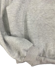 เสื้อฮู้ดผู้ชายทรงปกติ สีเทาล้วน ผ้าฝ้ายฟลีซ 100% สวมใส่สบาย มีกระเป๋าหน้า ระบายอากาศได้ดี แห้งเร็ว น้ำหนัก 370 กรัม - Product Image 5