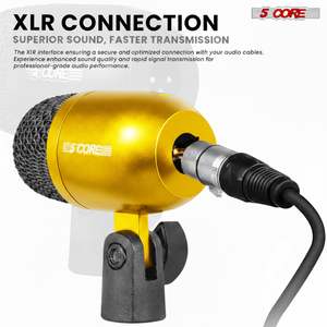 Kit de Micrófonos Profesionales de Condensador Cardioide XLR de 5 Núcleos para Conga, Snare y Tom - Product Image 5