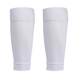 Manchons de compression sans pieds pour hommes, couleur unie, absorbant la transpiration, pour football et protection des tibias - Product Image 2