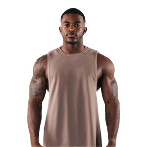 Débardeur Homme Personnalisé à Logo, Dos Nageur, Séchage Rapide, pour Gym, Fitness, Sport, Basketball, Course à Pied et Entraînement Musculaire - Product Image 3