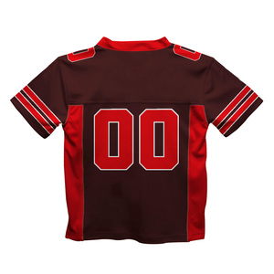 Maillot de football américain personnalisé de haute qualité, manches courtes, respirant, séchage rapide, meilleur prix, faible MOQ - Product Image 3