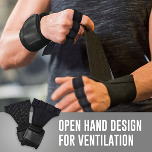 Adjustable Wrist Support <b>Gloves</b> For Weightlifting Cross Fit Gymnastics-wholesale Rates On Hand Anti Slip Rubber Grips <b>Gloves</b> - Product Image 4