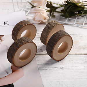 Wholesale Stock on Hand Unfinished Natural <b>Wooden</b> Napkin <b>Rings</b> <b>for</b> Wedding Table Decoration Hand Carved Wood <b>Rings</b> - Product Image 2