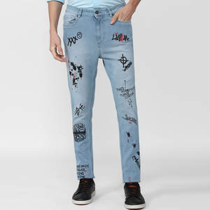 Nuevos Jeans Casuales de Invierno para Hombre, Lavados, de la Mejor Calidad, Diseño Moderno, Rectos, Rotos, de Mezclilla - Product Image 1