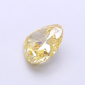 Diamant CVD de laboratoire, taille cœur brillant modifiée, 1,01 carats, jaune intense fantaisie, clarté VS2, polissage excellent, vente en gros B2B - Product Image 3