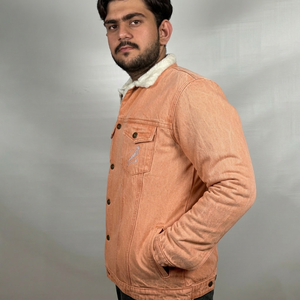 Veste en jean décontractée pour homme de haute qualité, style hip-hop, avec motif lettres, pour l'hiver - Product Image 2