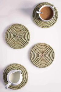 Premium Design Rattan Coaster Jute Coaster Rope Coaster Place Mats Woven Rattan Coaster Mats At very best factory Price - Product Image 3