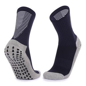 Custom Anti Slip Grip <b>Sports</b> <b>Socks</b> Black Football Basketball Soccer Knee High Hockey Grip <b>Socks</b> for <b>Men</b> - Product Image 3