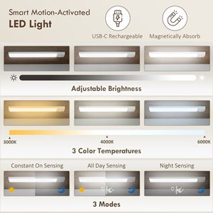 Armadio Dispensa da Cucina Bianco da 47 Pollici con Illuminazione a LED, Ripiani con Sensore e Ripiani Regolabili - Product Image 4