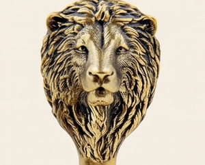Artisanal Lion Head Wall <b>Hook</b> Antique Bronze Metal Single <b>Hook</b> For Clothing Storage Decorative Animal Design Heavy Duty <b>Hook</b> - Product Image 3