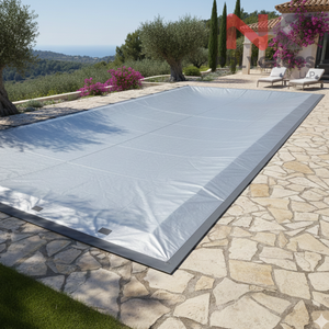 Bâche de piscine en polyéthylène haute résistance avec cordes et œillets pour un ajustement sécurisé, anti-poussière, résistante aux UV, couverture de sécurité pour piscine - Product Image 5