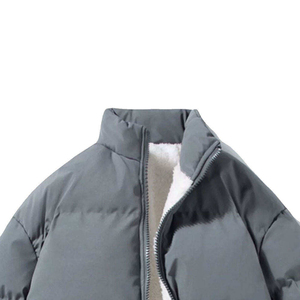 Solid Color Wholesale Custom <b>Puffer</b> <b>Jacket</b> <b>Men</b> Quilted <b>Puffer</b> <b>Jacket</b> With Breathable Hood <b>White</b> <b>Puffer</b> <b>Jacket</b> for <b>Men</b> - Product Image 3